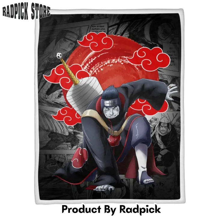 Kisame hoshigaki blanket custom akatsuki red sun mix manga  rp0153702